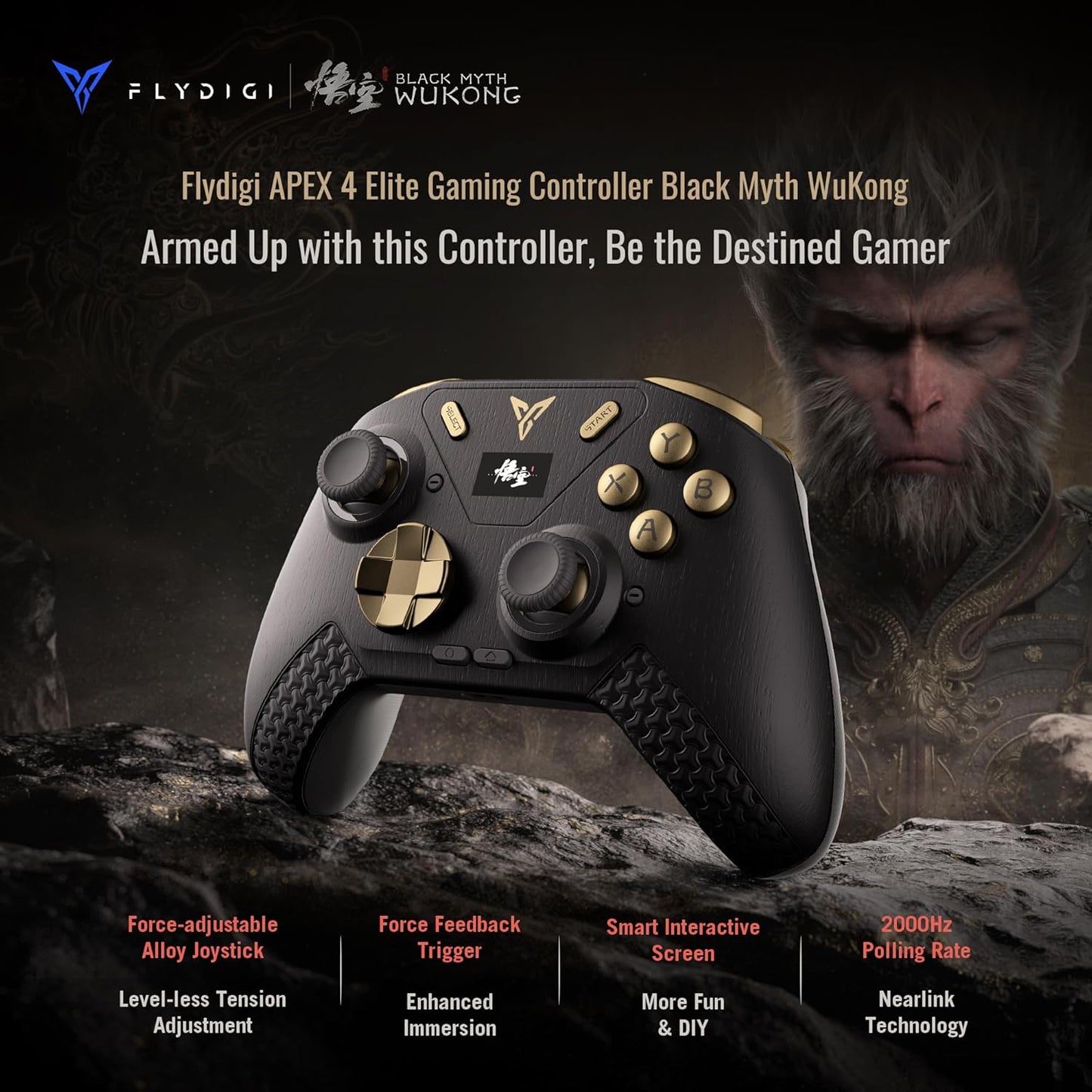 Flydigi Apex 4 Elite Gaming Controller Black Myth: Wukong Edition