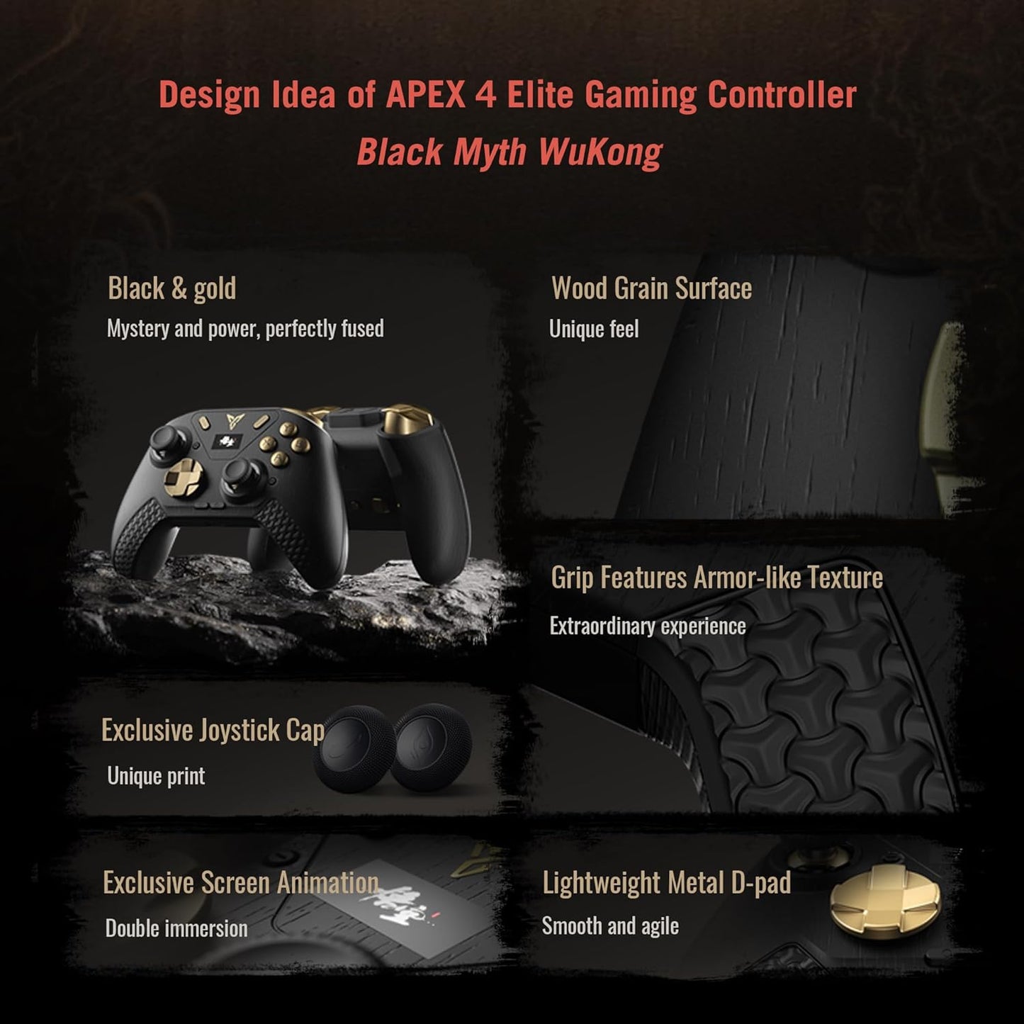 Flydigi Apex 4 Elite Gaming Controller Black Myth: Wukong Edition