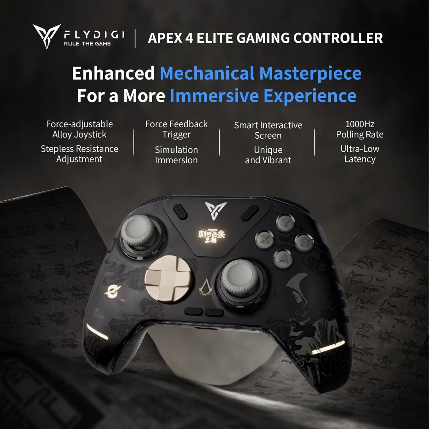 Flydigi Apex 4 Elite Gaming Controller Assassins Creed Dynasty Edition
